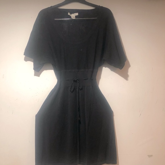 White House Black Market Silk Sweater Dress